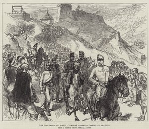 De Bezetting van Bosnië, Oostenrijkse Reserves passeren Vranduk door Sir John Charles Robinson
